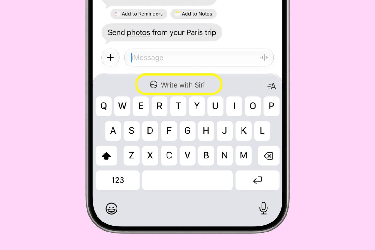 Cách tắt Write with Siri trên iOS 27 là gì?