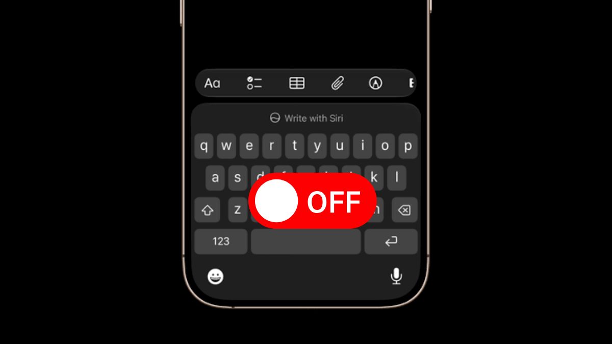 Hướng dẫn cách tắt Write with Siri trên iOS 27 đơn giản, chi tiết