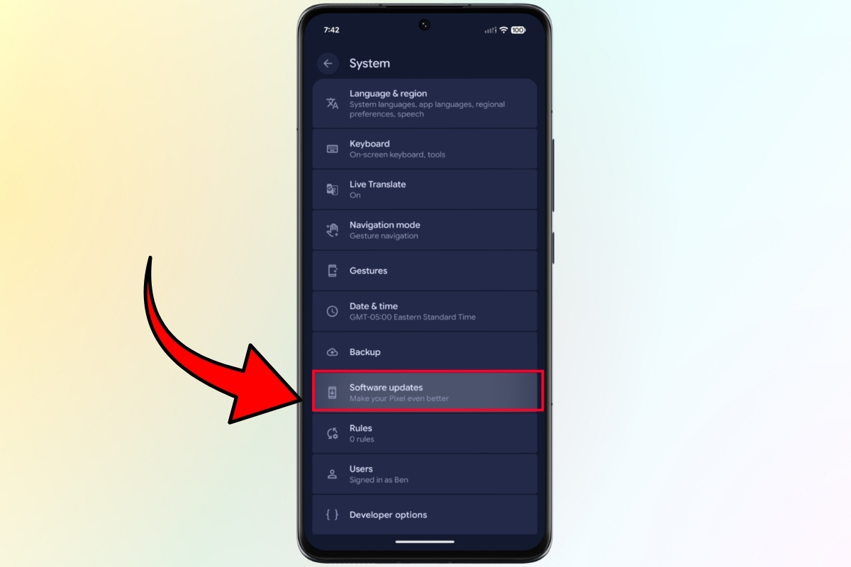 Hướng dẫn cập nhật Android 17 beta đơn giản nhất bước 3