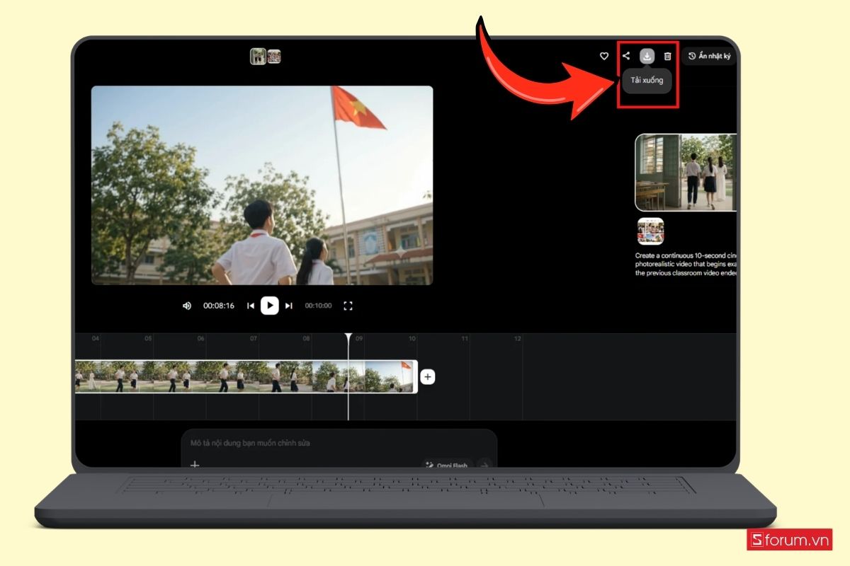 Cách làm video chào mừng Quốc khánh 2/9 bằng AI bước 10