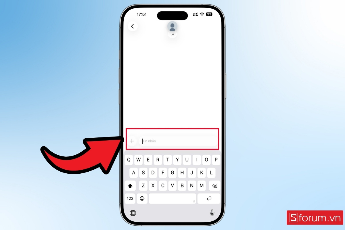 Cách gửi tin nhắn nhanh chóng trên XChat bước 3