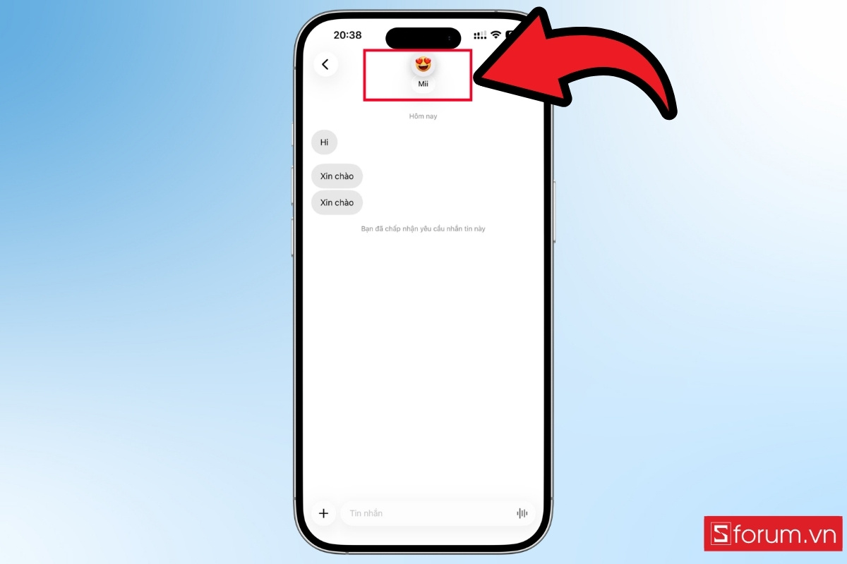 Hướng dẫn bật tin nhắn biến mất trên Xchat bước 1