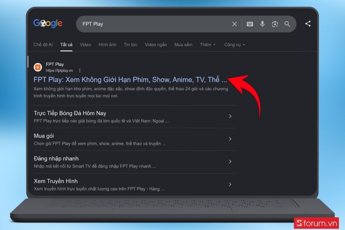 Hướng dẫn xem ASEAN Cup 2026 trên website FPT Play bước 1