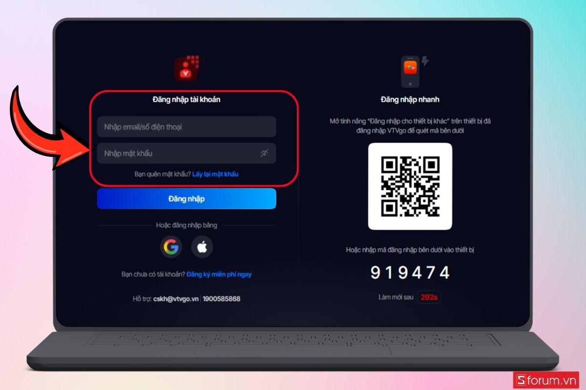 Xem trận U23 Việt Nam vs U23 Hàn Quốc trên VTV Go không cần tải app bước 4