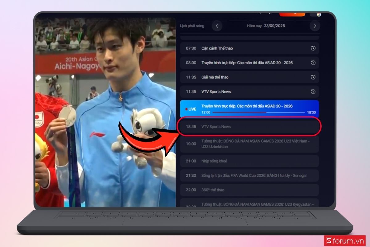 Xem trận U23 Việt Nam vs U23 Hàn Quốc trên VTV Go không cần tải app bước 9