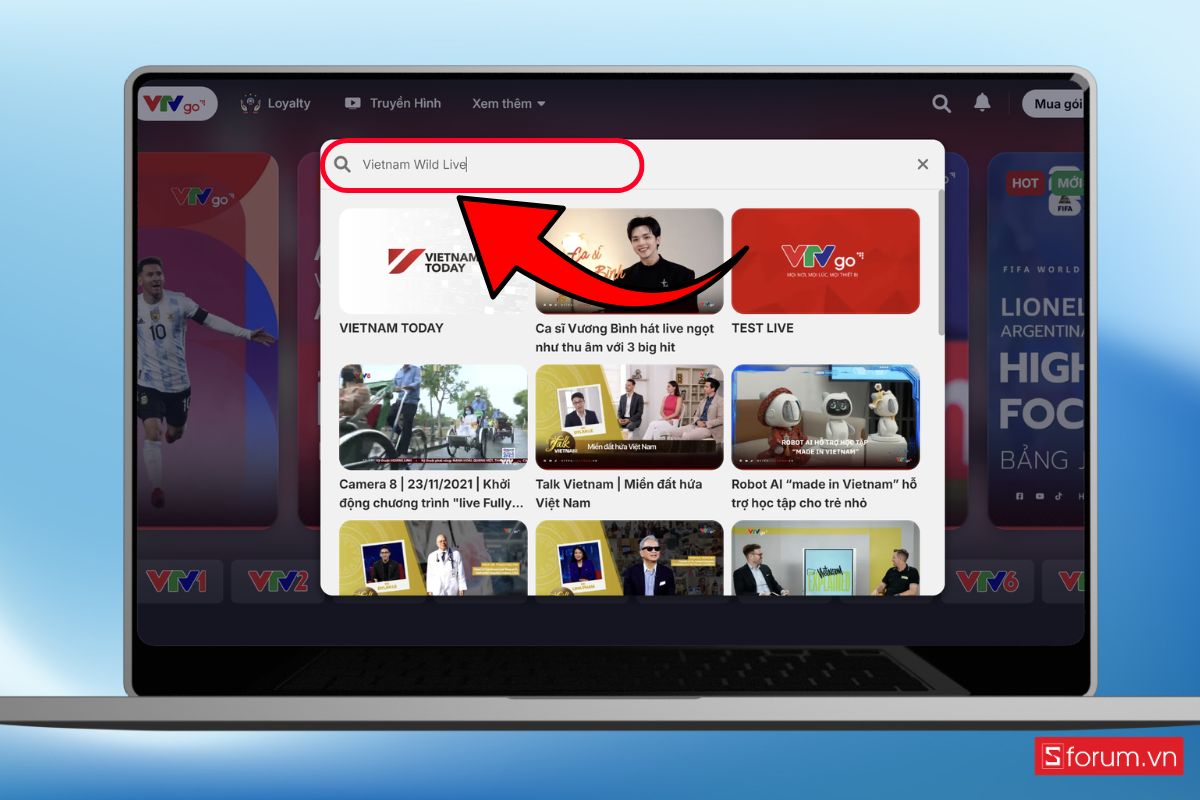 Hướng dẫn Vietnam Wild Live trực tiếp trên laptop bước 4