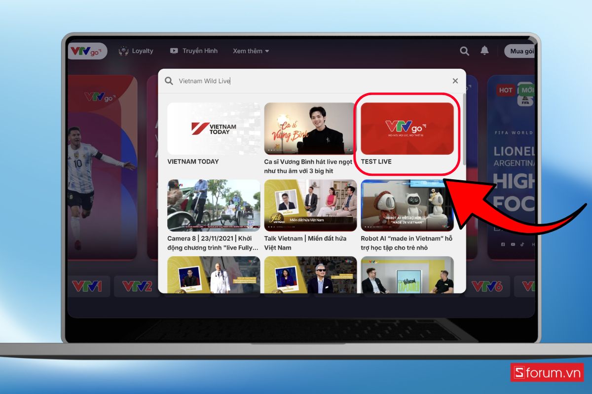 Hướng dẫn Vietnam Wild Live trực tiếp trên laptop bước 5