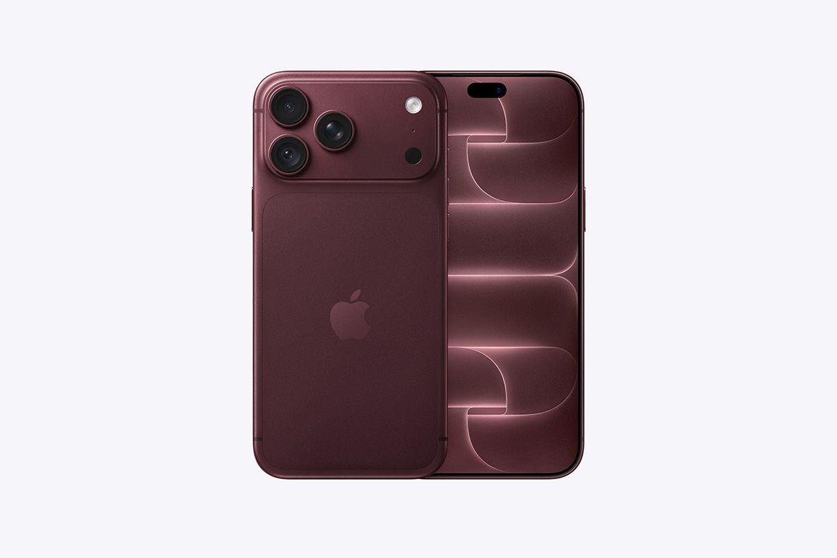 Bảng màu sắc iPhone 18 Pro Max chi tiết màu Đỏ Burgundy