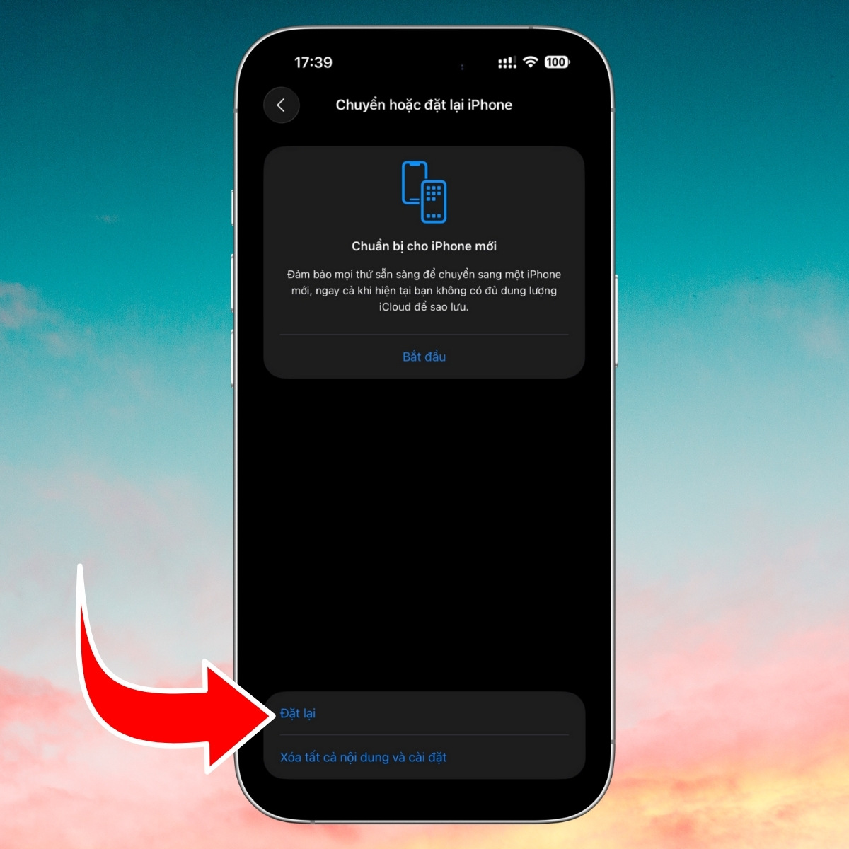 Thiết lập Cài đặt gốc cho iPhone