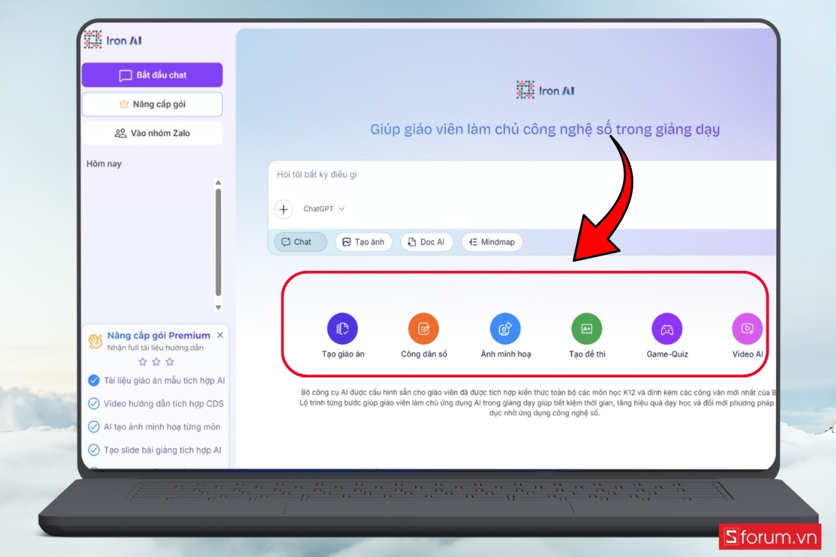 Quy trình đăng ký và cài đặt Iron AI trên máy tính bước 5