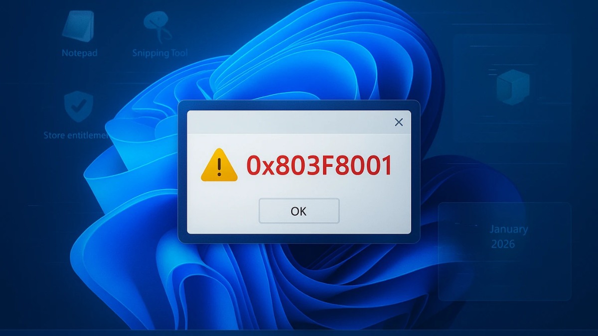 Khắc phục lỗi 0x803F8001 trên Windows 11 chi tiết từng bước