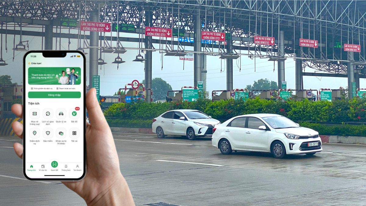 Cách chuyển đổi sang tài khoản giao thông trên App VETC