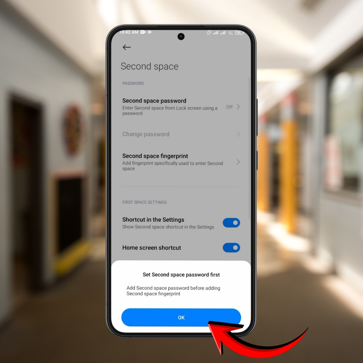 Chia sẻ dữ liệu từ không gian thứ nhất sang không gian thứ hai bước 5