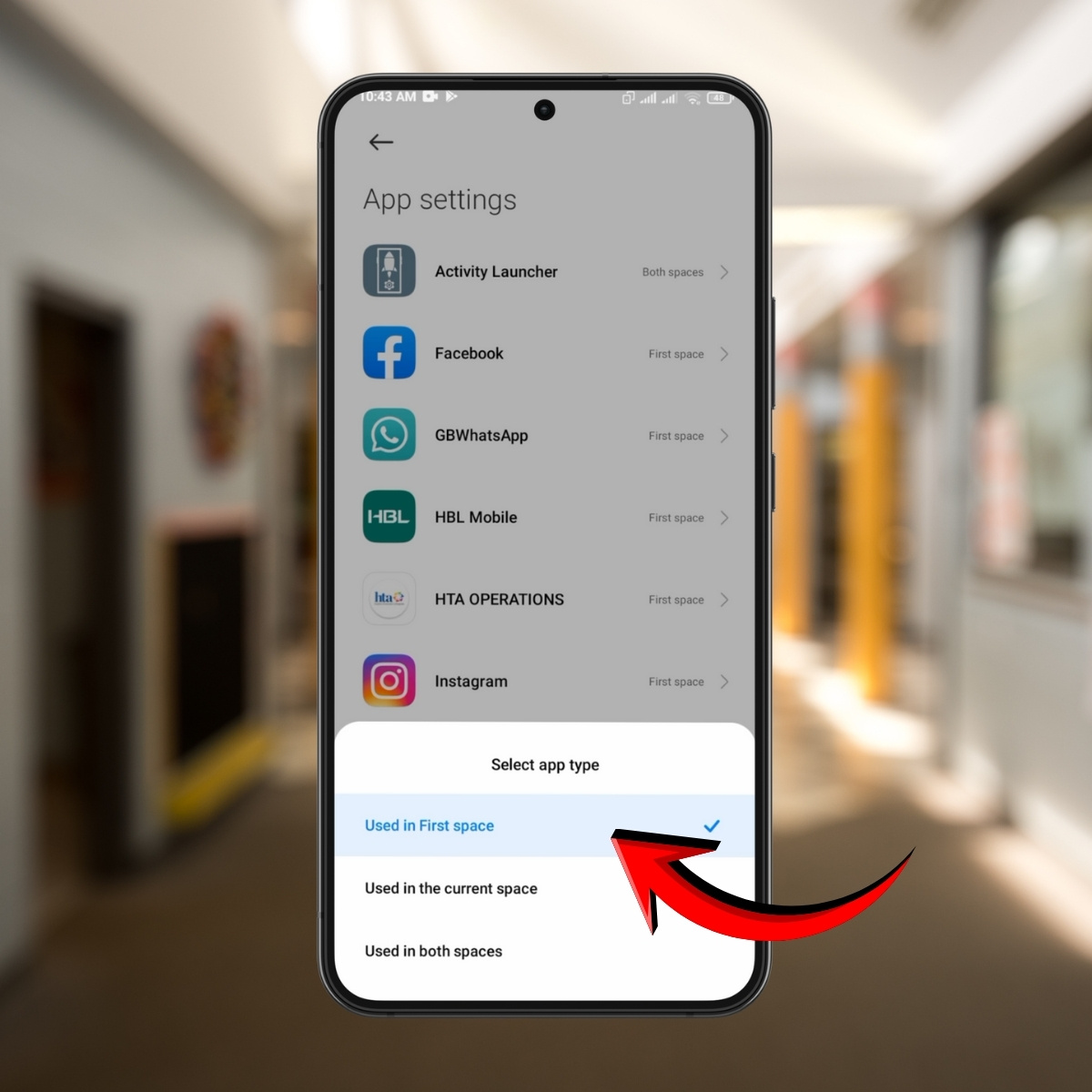 Chia sẻ dữ liệu từ không gian thứ nhất sang không gian thứ hai bước 9
