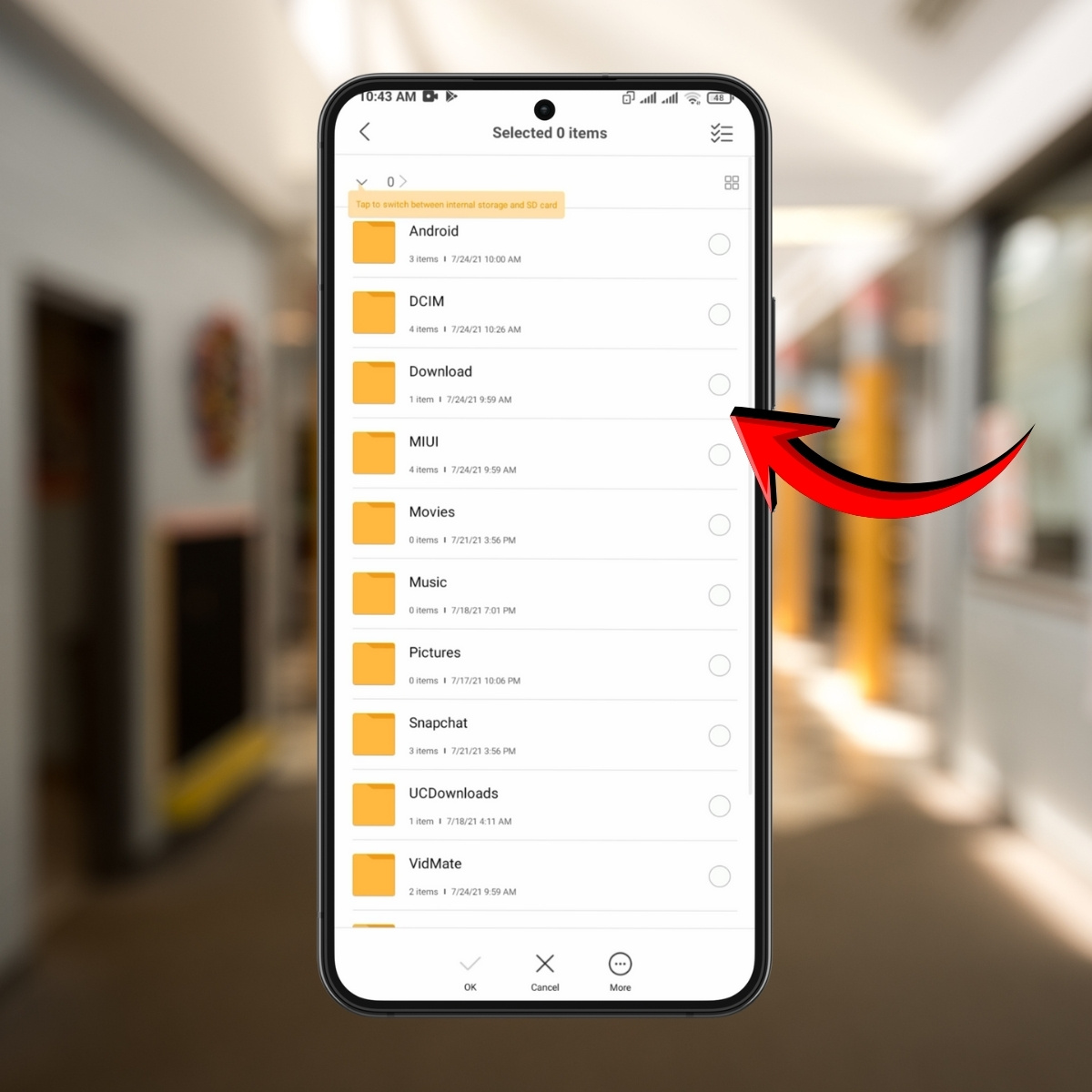 Chia sẻ dữ liệu từ không gian thứ nhất sang không gian thứ hai bước 12