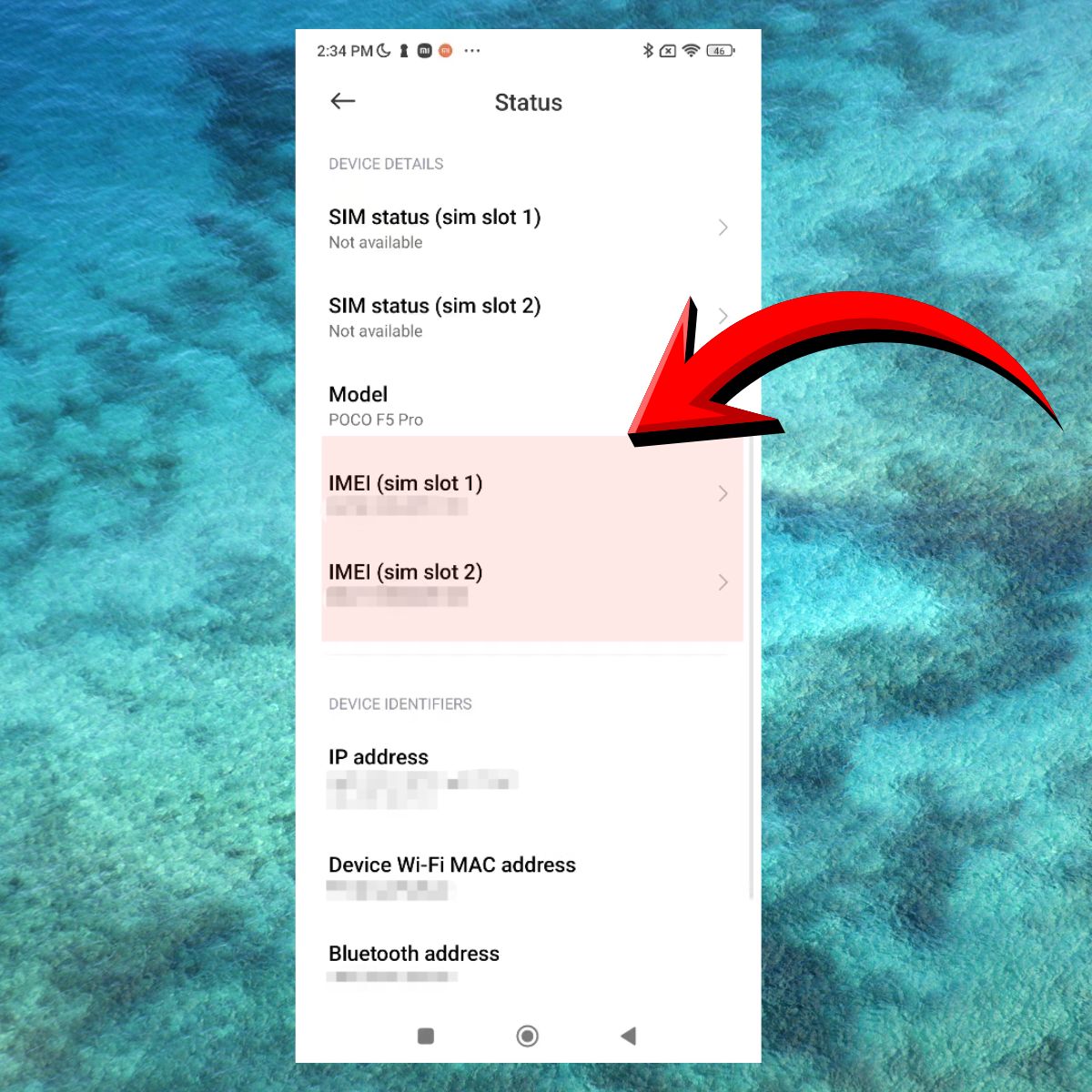 Cách lấy mã IMEI kiểm tra bảo hành Xiaomi trong cài đặt bước 4