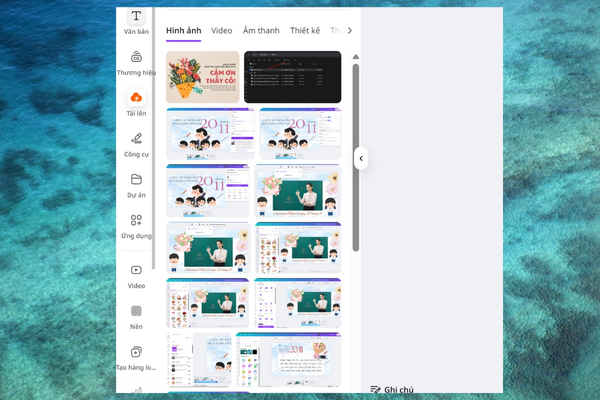 Hướng dẫn làm video tri ân thầy cô trên Canva đơn giản mà ý nghĩa bước 1