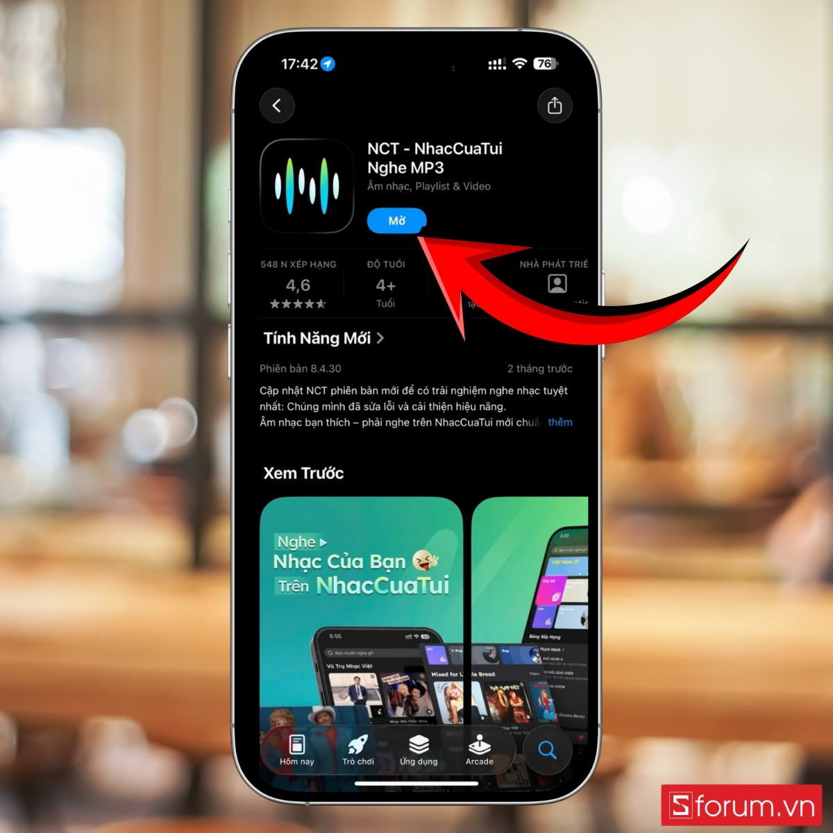 Hướng dẫn nhận gói VIP 365 ngày trên Nhạc Của Tui bước 1