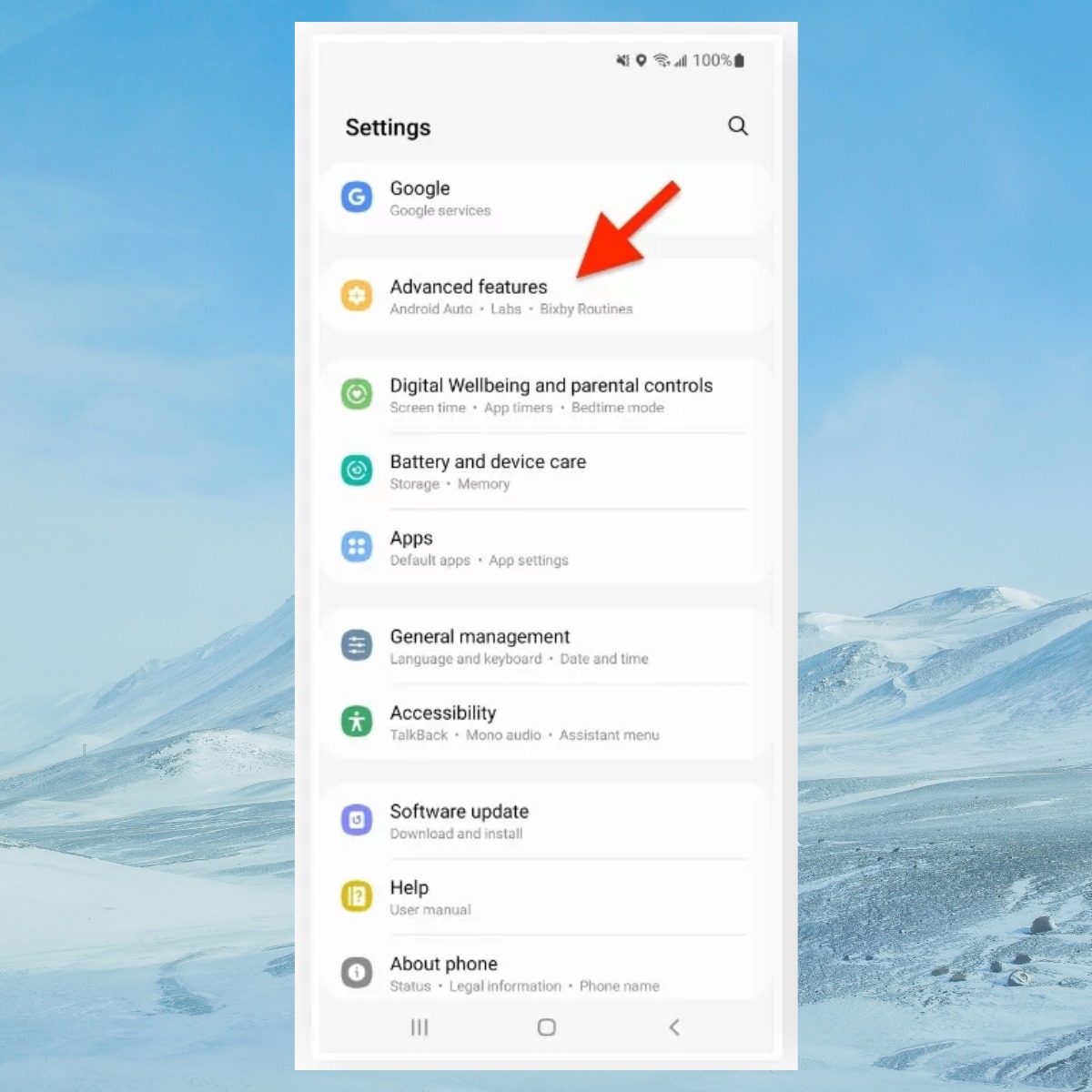 Truy cập cài đặt hệ thống
