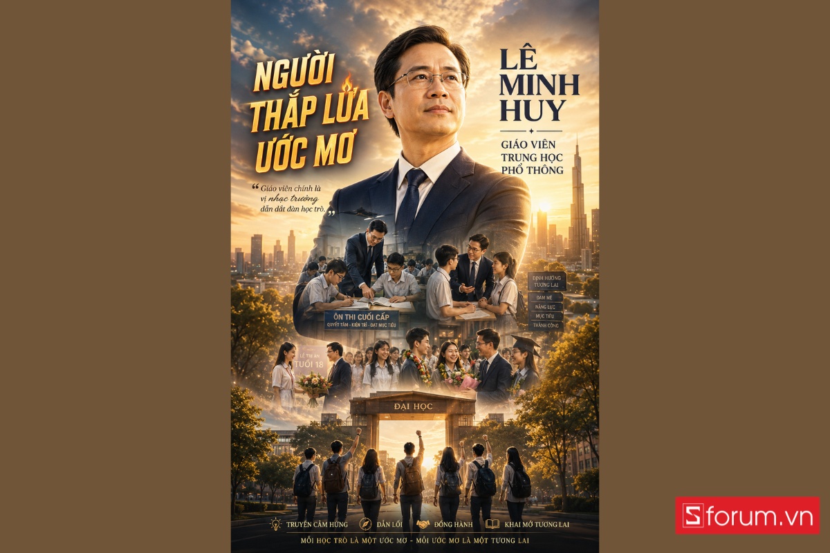 Giáo viên THPT người truyền lửa cho những giấc mơ lớn