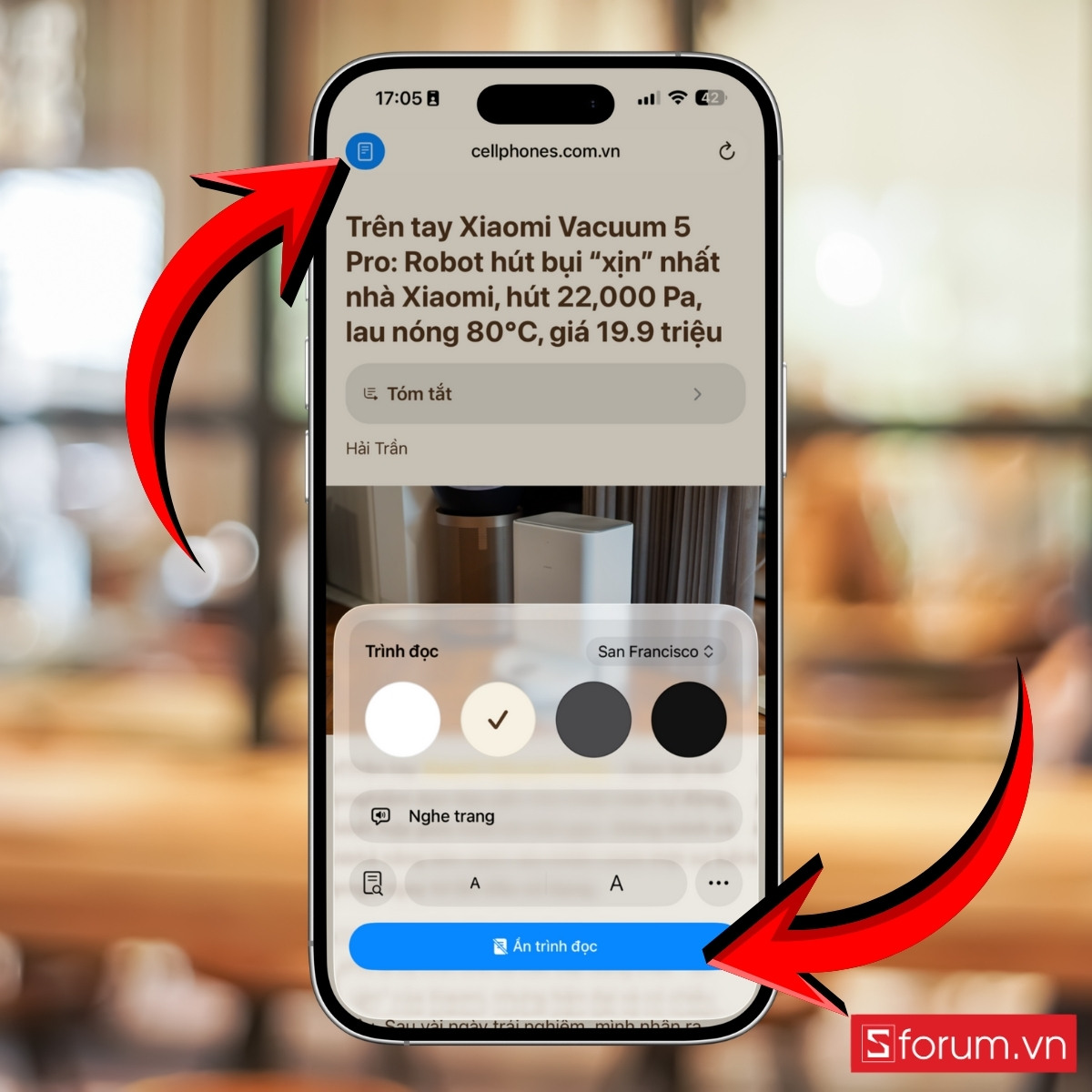 Cách sử dụng Safari với Apple Intelligence để tóm tắt nội dung trang web bước 5