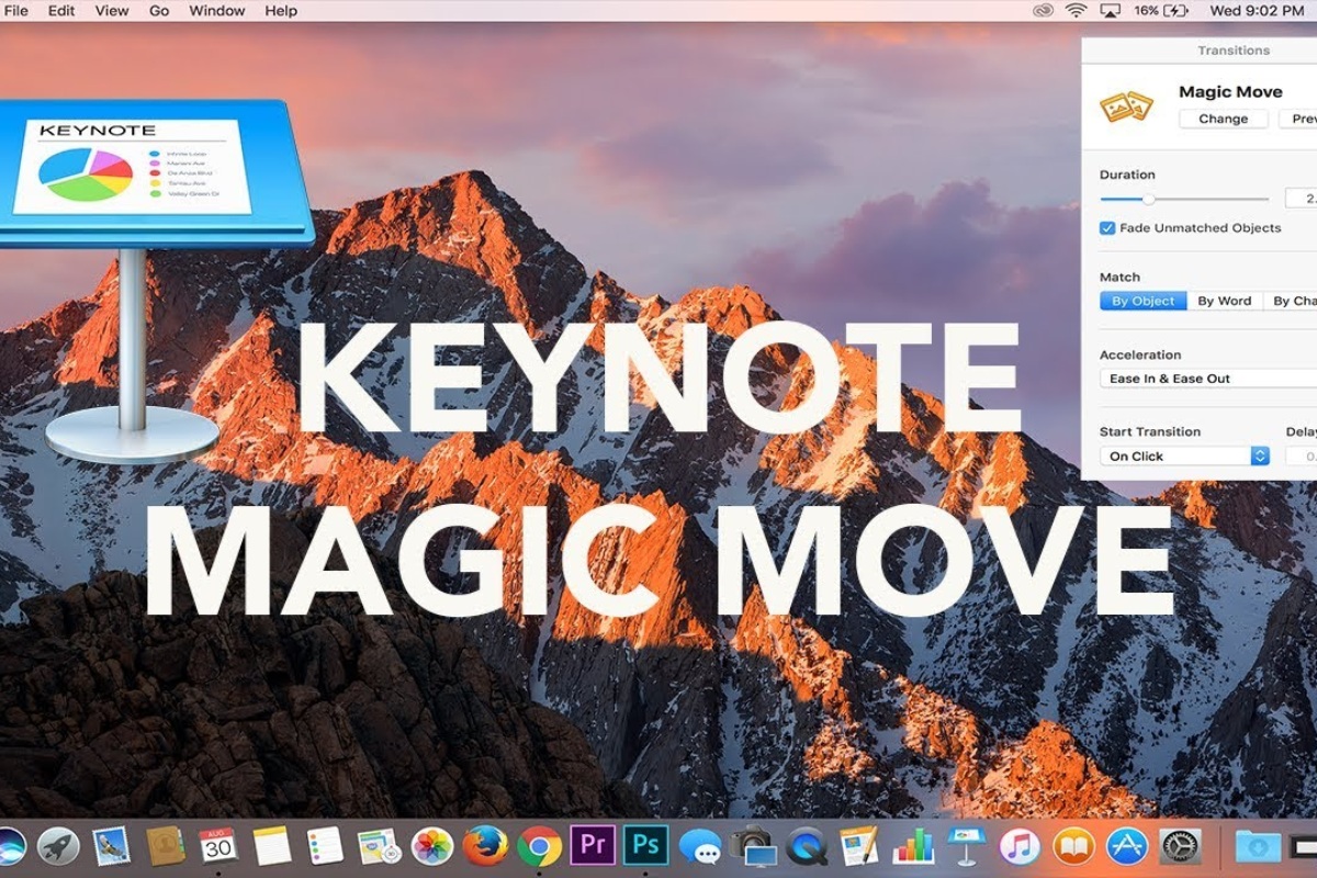 Sử dụng hiệu ứng Magic Move để chuyển cảnh slide ấn tượng và liền mạch