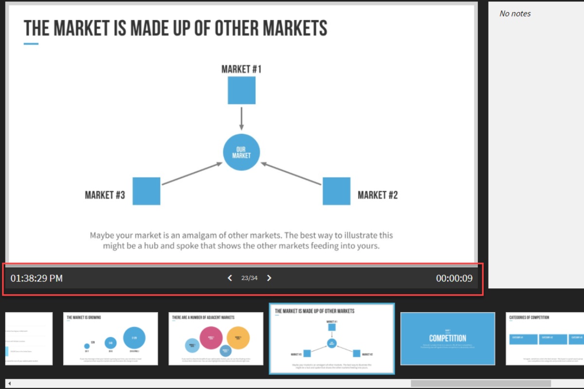 Một vài lưu ý để dùng Presenter View hiệu quả hơn