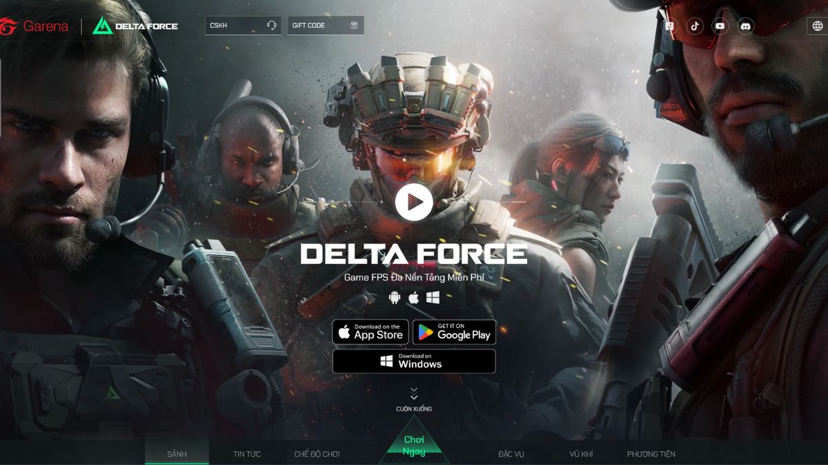 Tải game Delta Force Garena trên iOS, Android và PC như thế nào?