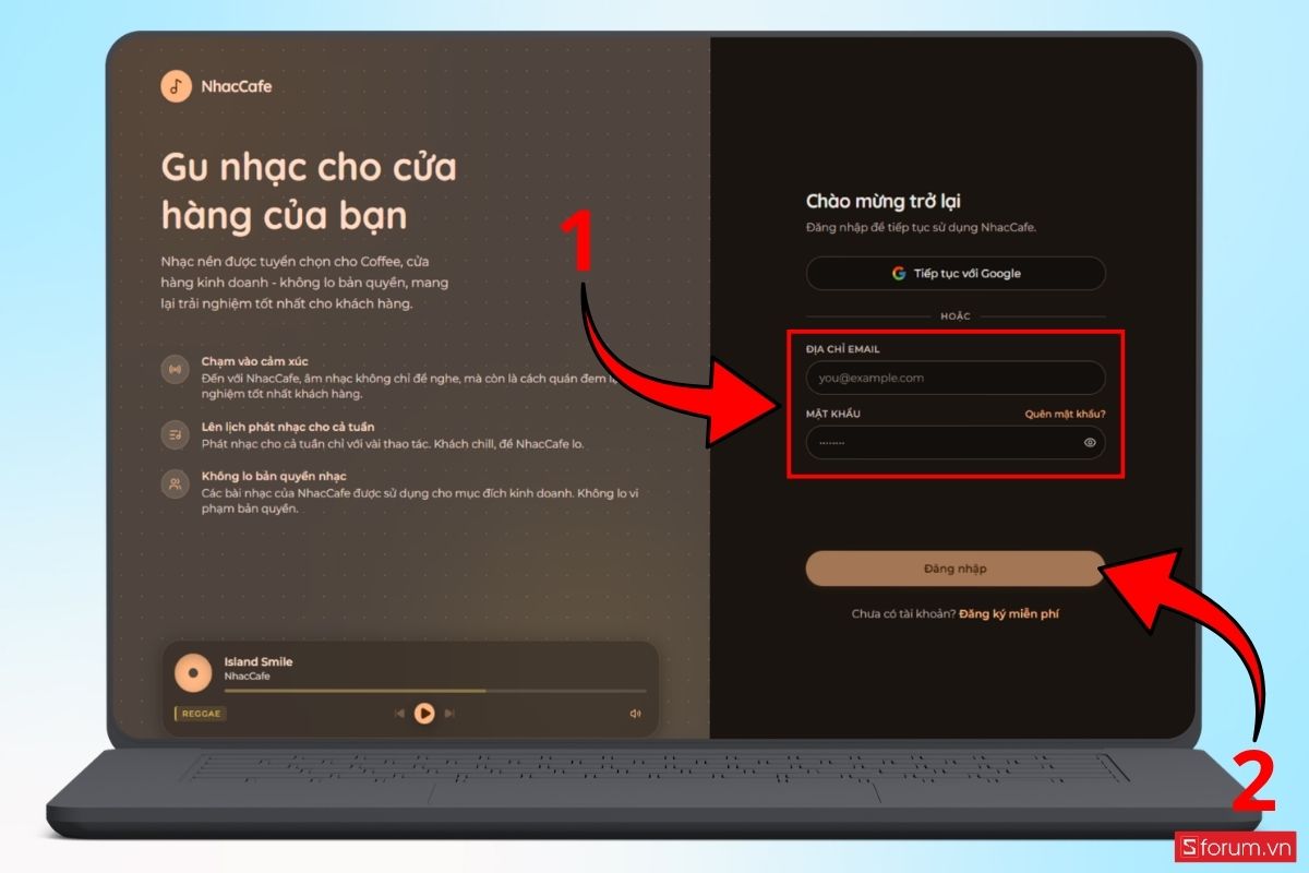 Cách tải ngay ứng dụng Nhạc không bản quyền cho quán Cafe bước 5