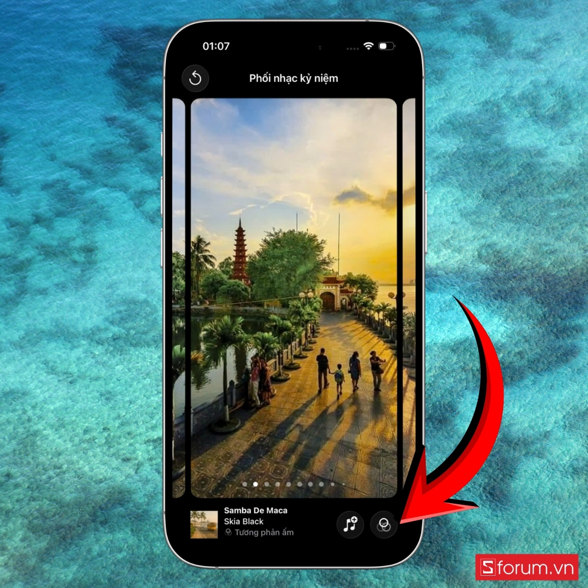 Thay đổi giao diện để đồng bộ màu sắc bước 1