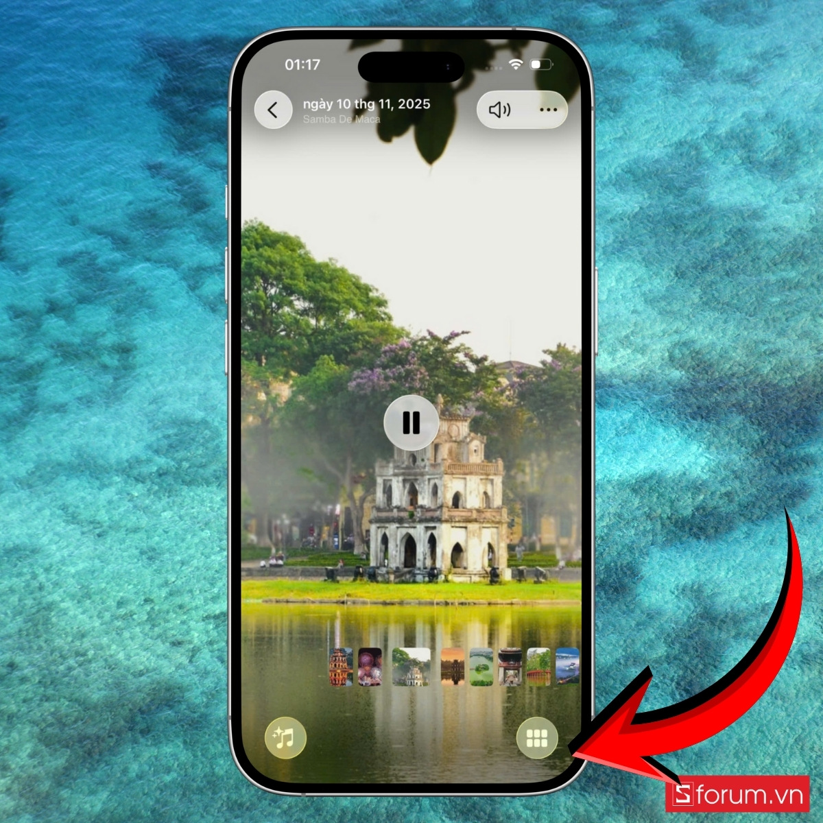 Sắp xếp lại ảnh để kể câu chuyện theo trình tự bước 1