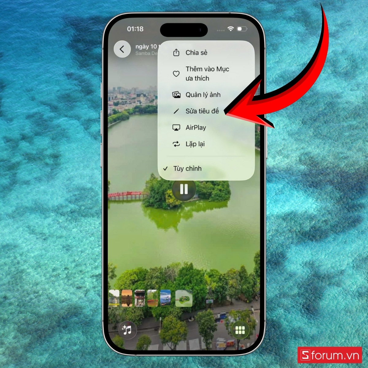 Chỉnh sửa tiêu đề và ảnh chính để ghi dấu ấn riêng bước 1
