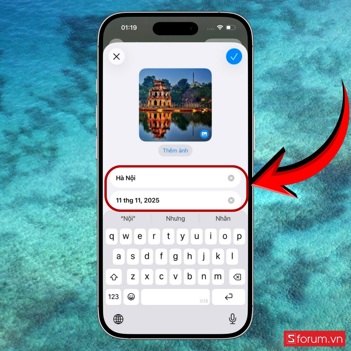 Chỉnh sửa tiêu đề và ảnh chính để ghi dấu ấn riêng bước 2