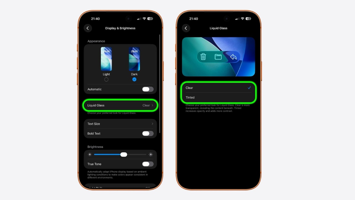 Hướng dẫn tắt giao diện Liquid Glass trên iOS 26