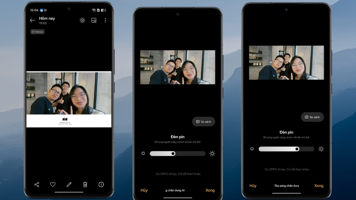 Cách dùng chức năng Tỏa Sáng Chân Dung AI trên OPPO Cách dùng chức năng Tỏa Sáng Chân Dung AI trên OPPO