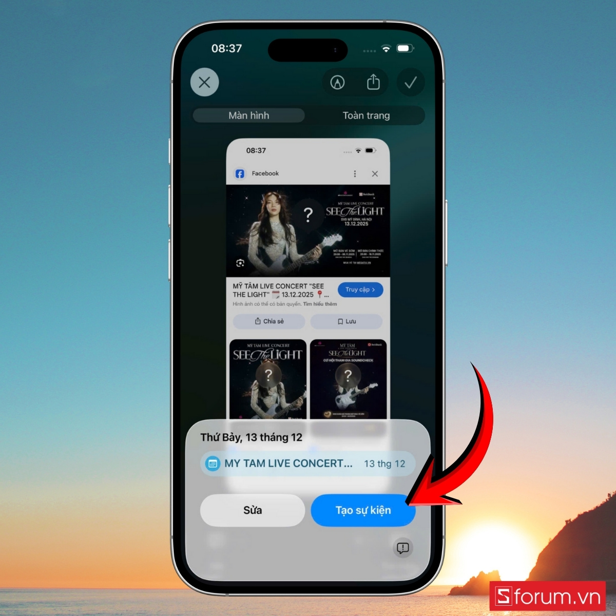 Phân tích nội dung đang hiển thị trên màn hình iPhone bước 7