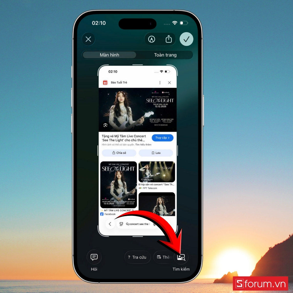 Phân tích nội dung đang hiển thị trên màn hình iPhone bước 9
