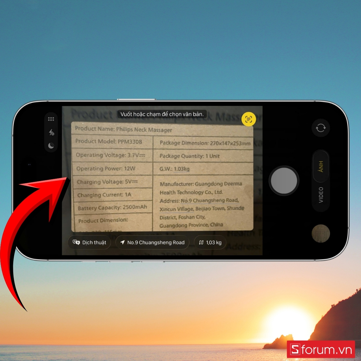 Tương tác với văn bản thực tế qua camera bước 1