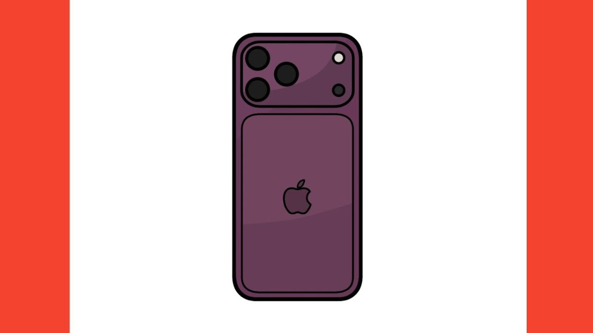 Vẽ iPhone 18 Pro Max đơn giản qua từng bước dễ làm