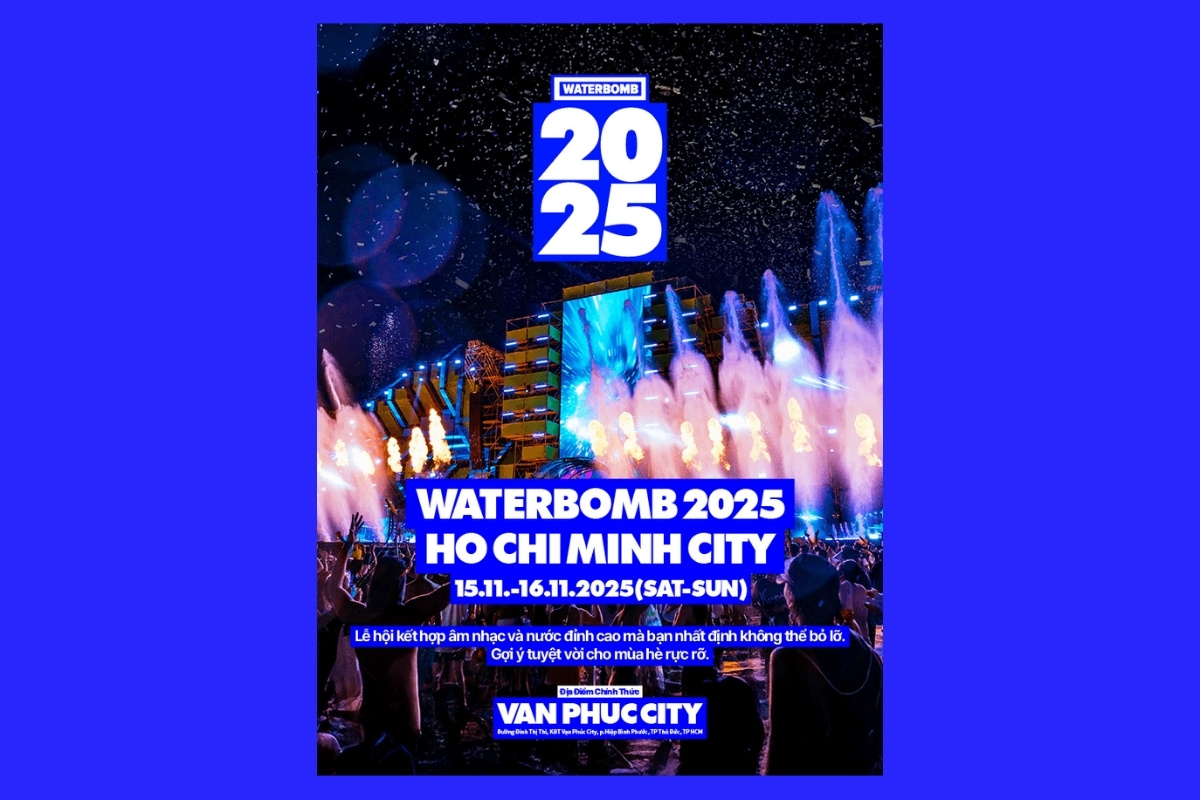 Thời gian và địa điểm tổ chức sự kiện Waterbomb 2025