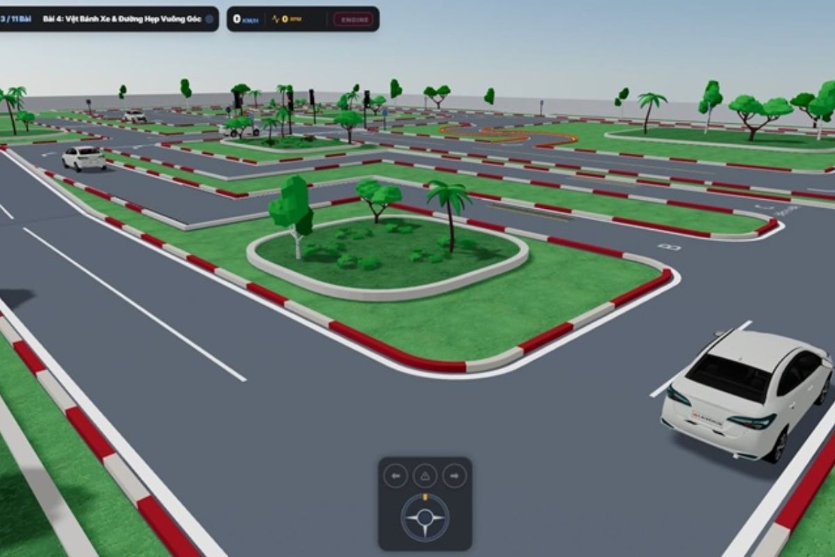 Web luyện thi sa hình 3D là gì?