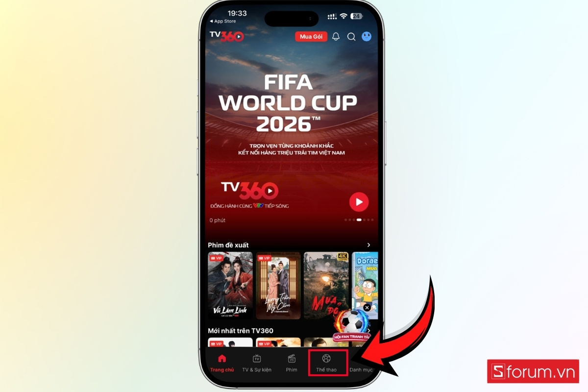 Hướng dẫn xem World Cup 2026 trên TV360 từng bước bước 4