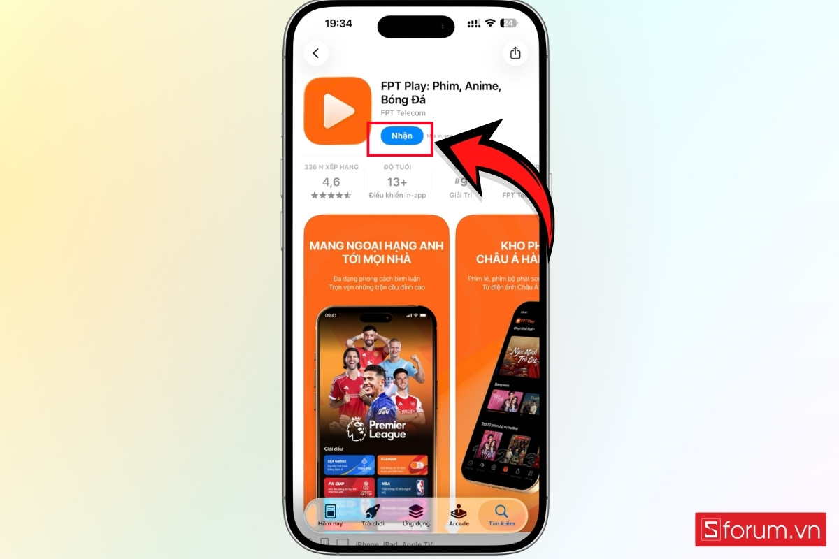 Cách xem World Cup 2026 trên FPT Play chi tiết bước 2