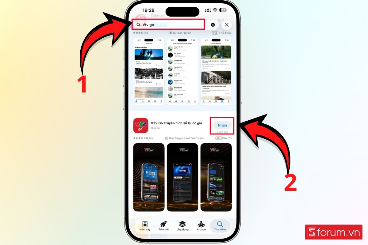 Xem World Cup 2026 bản quyền qua ứng dụng VTV Go bước 1