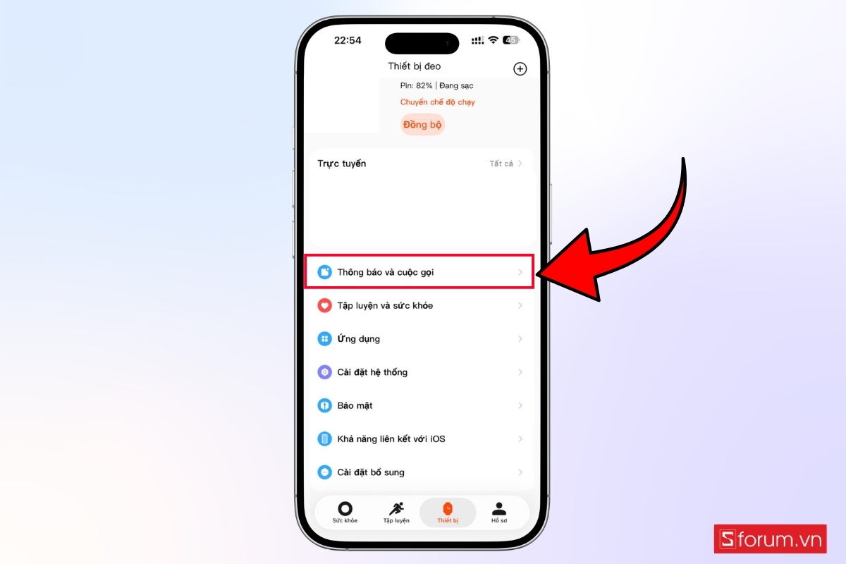 Cách bật thông báo Zalo và cuộc gọi trên Xiaomi Band 10 Pro bước 4