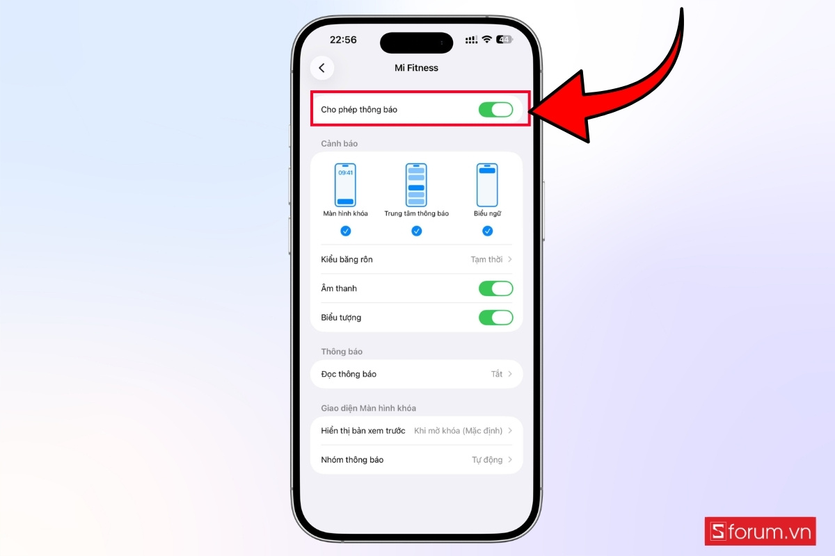 Cách bật thông báo Zalo và cuộc gọi trên Xiaomi Band 10 Pro bước 13