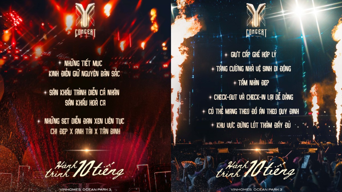 Y-CONCERT by YeaH1: Một đêm duy nhất, chạm đến mọi giới hạn cảm xúc Y-CONCERT by YeaH1: Một đêm duy nhất, chạm đến mọi giới hạn cảm xúc