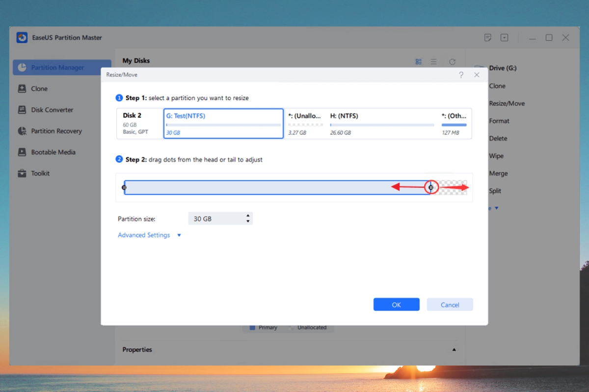 Các cách chia ổ cứng trên Windows 11 bằng cách dùng phần mềm bên thứ 3Các cách chia ổ cứng trên Windows 11 bằng cách dùng phần mềm bên thứ 3 - bước 3