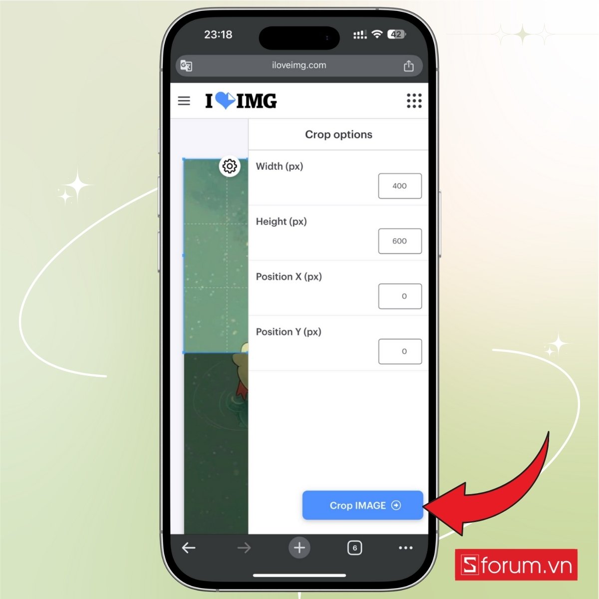 Cách cắt ảnh 4x6 trên điện thoại bằng app miễn phí bước 7