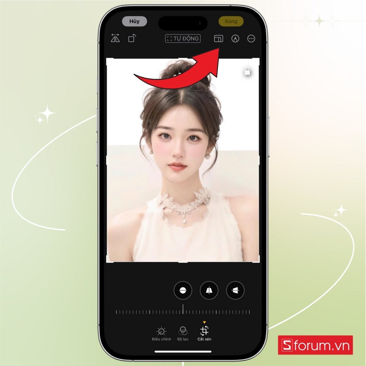 Cách cắt ảnh 4x6 trên điện thoại bằng camera iPhone bước 3